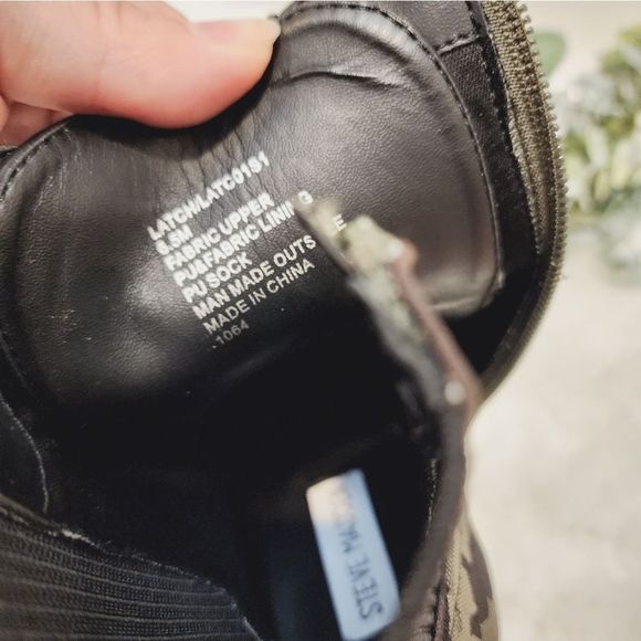 NEW Steve Madden Army Camo Boots size 6.5 - Picture 11 of 14